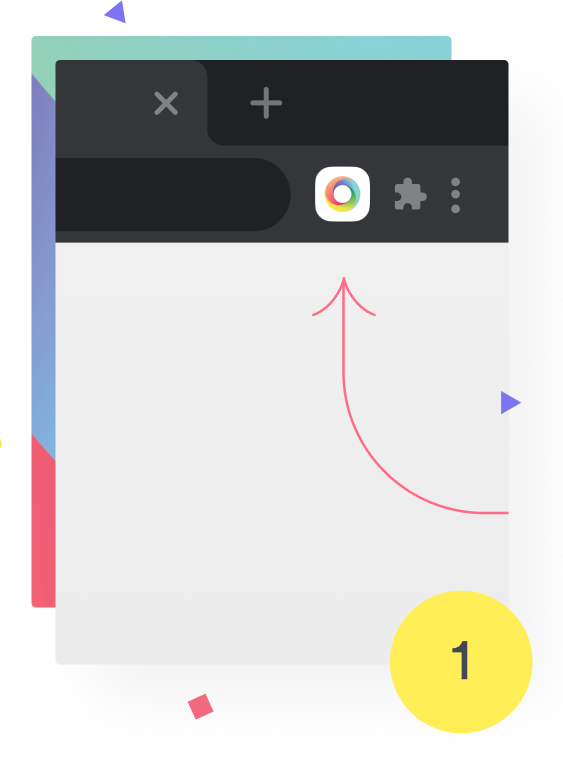 Browser extension installed icon